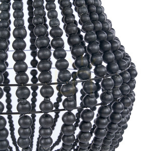 Kronleuchter Teardrop Schwarz M Handgefertigt 40x75 cm small 8