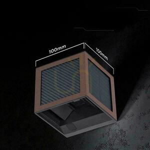 V-TAC 9W LED COB Solar/USB Wandleuchte corten braun Würfel 10x10cm IP65 Bewegungsmelder VT-408CCT 900lm 3 V-TAC 9W LED COB Solar/USB Wandleuchte corten braun Würfel 10x10cm IP65 Bewegungsmelder VT-408CCT 900lm small 3