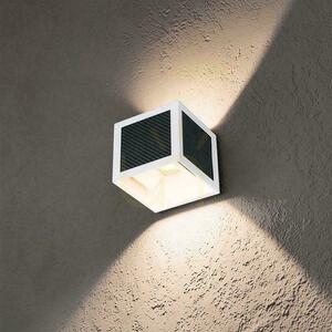 V-TAC Solar/USB Wandleuchte 9W LED COB weißer Würfel 10x10cm IP65 Bewegungsmelder VT-408CCT 900lm small 5