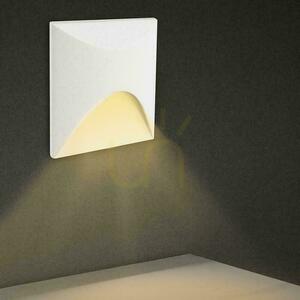Aluminium 3W LED V-TAC quadratische Treppenleuchte weiß 230V IP65 VT-44002SQ 3000K 230lm small 4