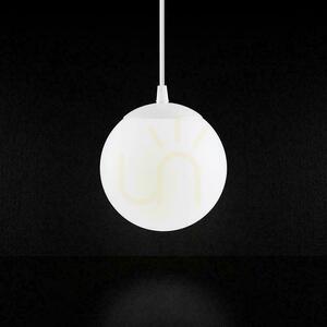 V-TAC LED-Pendelleuchte 12W weiße Kugel VT-89112 3000K-4000K-6500K 1215lm small 1