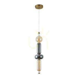 V-TAC LED-Pendelleuchte 9W rauchig bernsteinfarben gold VT-84041 3000K 1300lm 0 V-TAC LED-Pendelleuchte 9W rauchig bernsteinfarben gold VT-84041 3000K 1300lm small 0