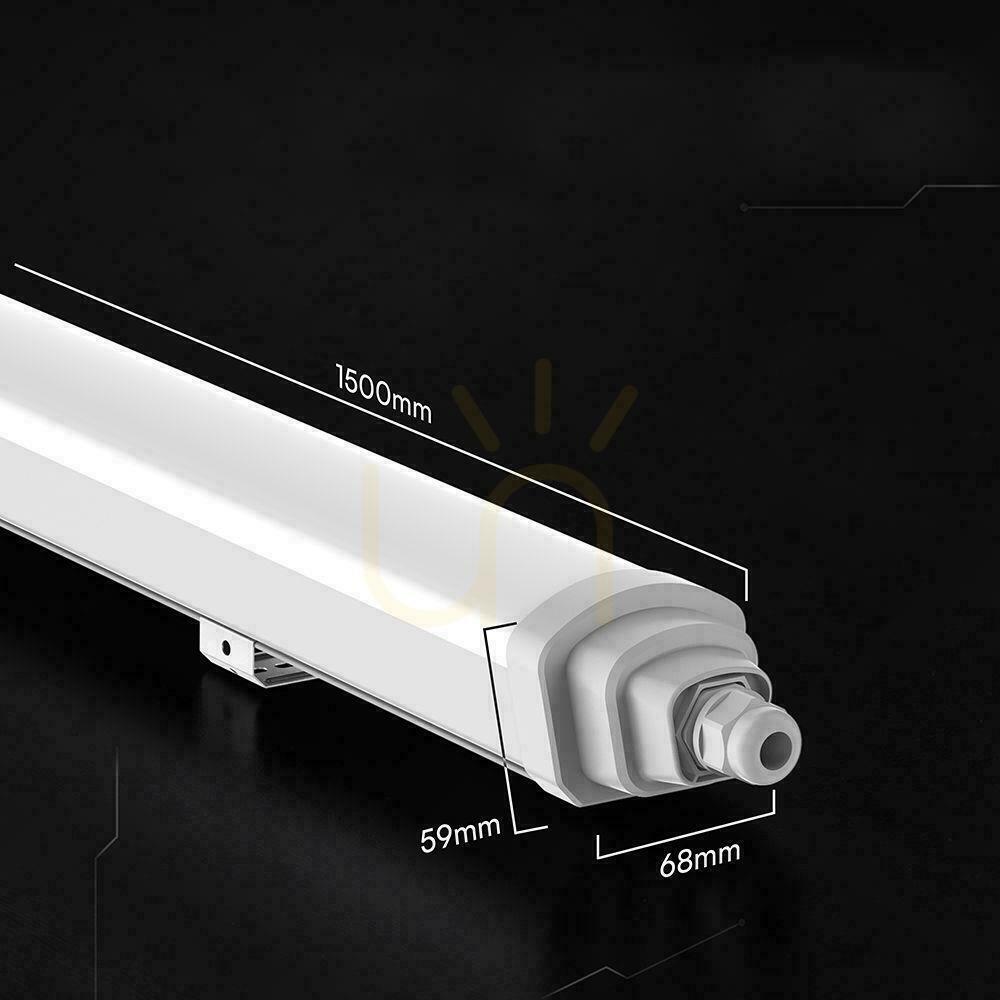 Vorschau V-TAC CREE CHIP GT-series 150cm 48W 120Lm/W LED hermetic luminaire VT-12049 4000K 5760lm 6 Jahre Garantie V-TAC CREE CHIP GT-series 150cm 48W 120Lm/W LED hermetic luminaire VT-12049 4000K 5760lm 6 Jahre Garantie