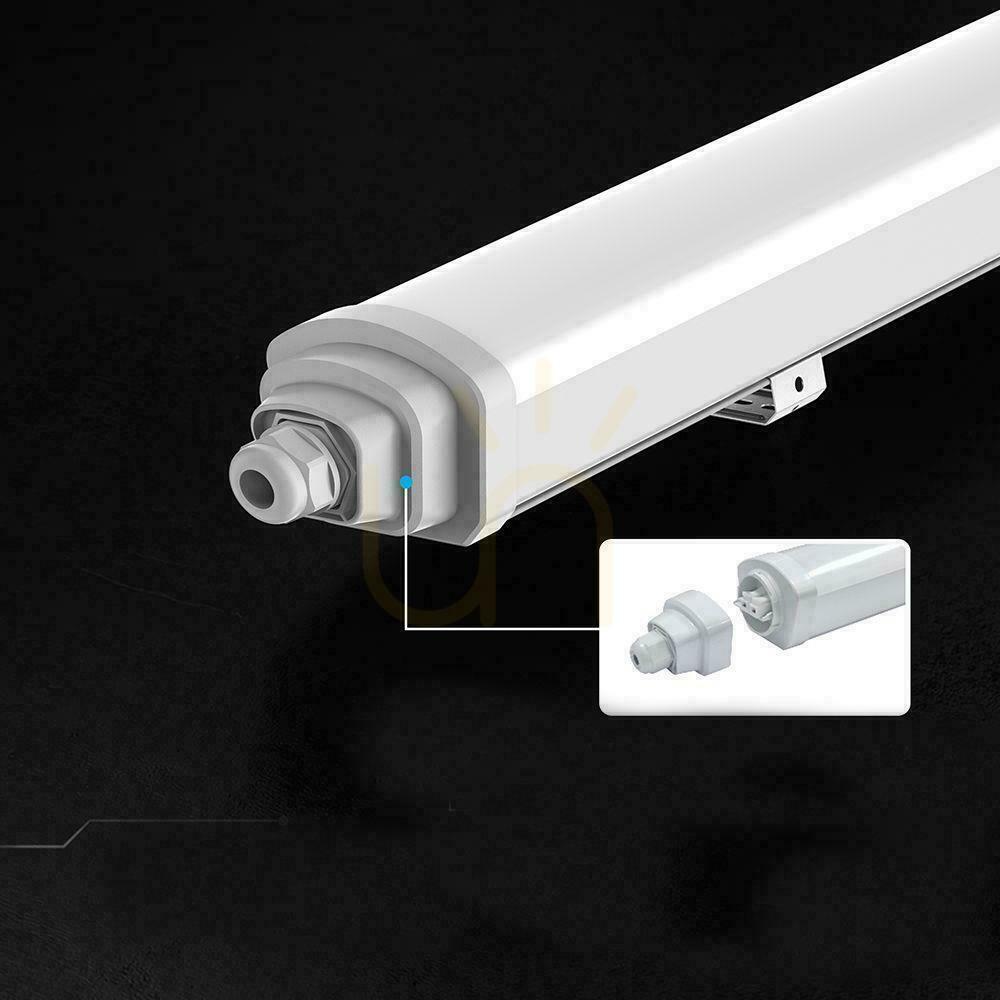 Prüfen V-TAC CREE CHIP GT-series 150cm 48W 120Lm/W LED hermetic luminaire VT-12049 4000K 5760lm 6 Jahre Garantie V-TAC CREE CHIP GT-series 150cm 48W 120Lm/W LED hermetic luminaire VT-12049 4000K 5760lm 6 Jahre Garantie