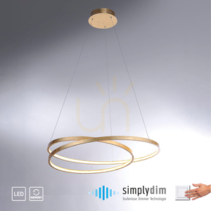 ROMAN Pendelleuchte 2474-12 Gold 1xLED 11 ROMAN Pendelleuchte 2474-12 Gold 1xLED small 11