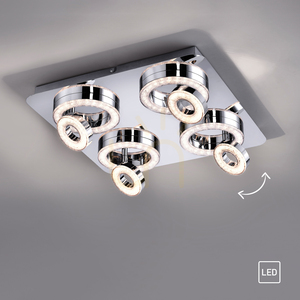 TIM Plafond 14522-17 Chrom 8xLED 10 TIM Plafond 14522-17 Chrom 8xLED small 10