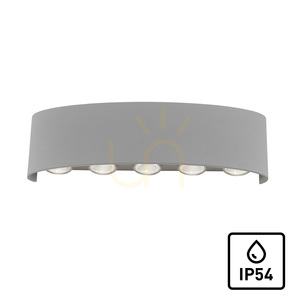 CARLO Wandleuchte 9489-21 Silber 10xLED small 1