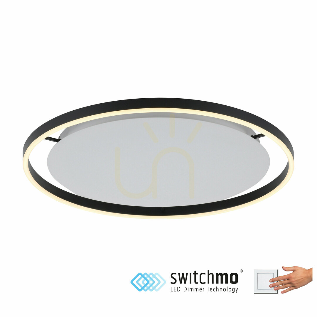 Aussicht Plafond RITUS 15392-13 Anthrazit 1xLED Plafond RITUS 15392-13 Anthrazit 1xLED