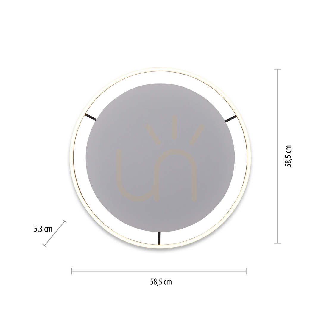 Vorschau Plafond RITUS 15392-13 Anthrazit 1xLED Plafond RITUS 15392-13 Anthrazit 1xLED