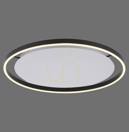 Prüfen Plafond RITUS 15392-13 Anthrazit 1xLED