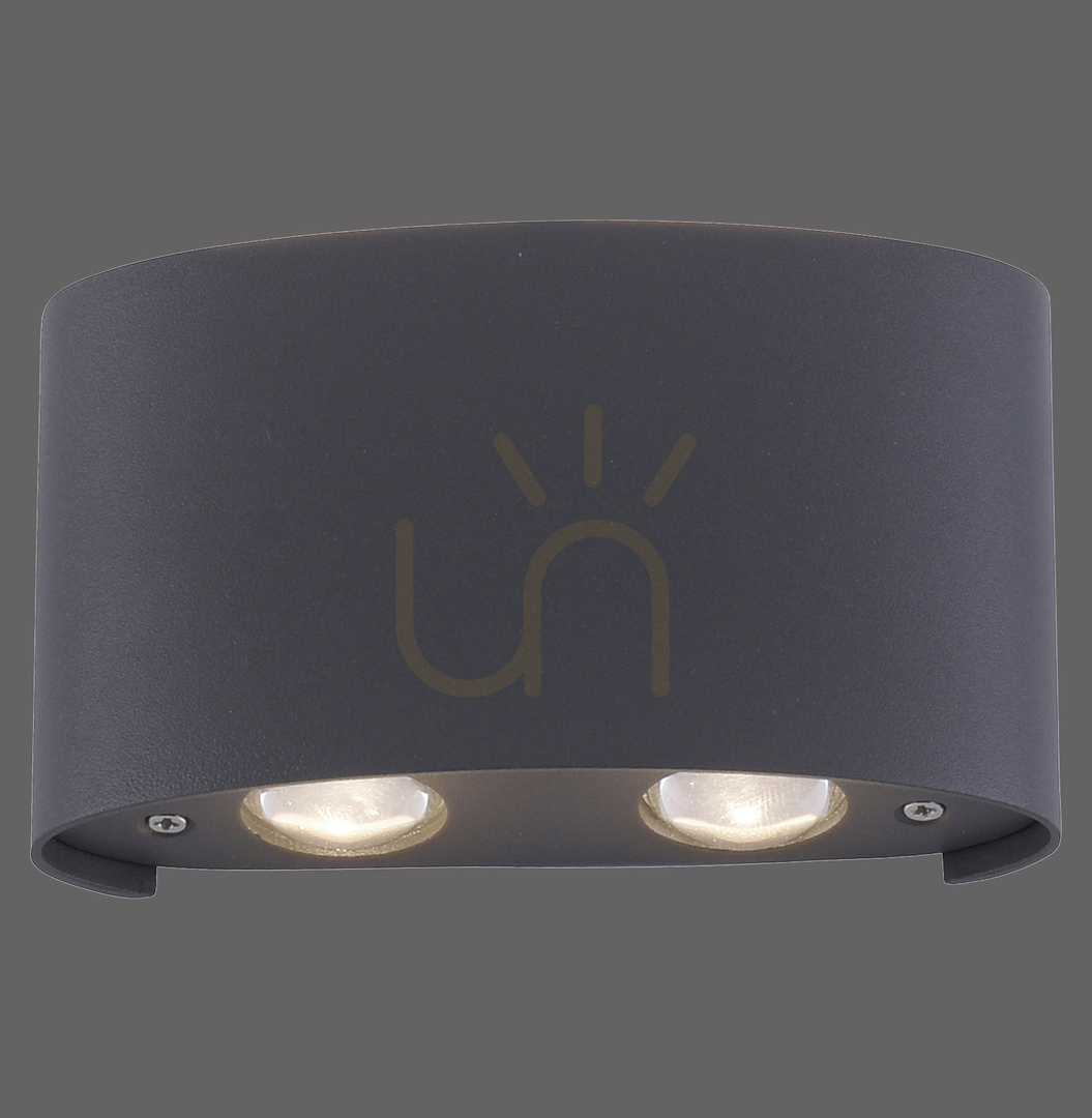 Prüfen CARLO Wandleuchte 9487-13 Anthrazit 4xLED CARLO Wandleuchte 9487-13 Anthrazit 4xLED
