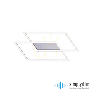 Plafond INIGO 8192-55 Silber 2xLED 1 Plafond INIGO 8192-55 Silber 2xLED small 1