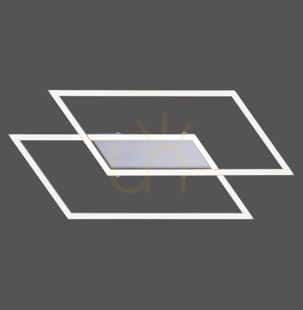 Prüfen Plafond INIGO 8192-55 Silber 2xLED Plafond INIGO 8192-55 Silber 2xLED