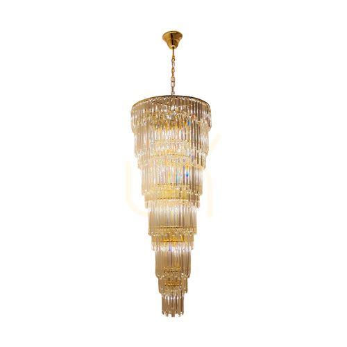 Prüfen LUXE Pendelleuchte 19002/40-GLD Gold 40xE14.