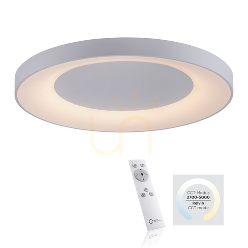 Prüfen LED-Deckenleuchte Anika 14327-16 weiß 60 W 2700-5000 K dimmbar mit Fernbedienung 70 cm