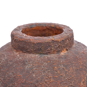 Vase aus Ton Burgund S Terracotta Collection 6 Vase aus Ton Burgund S Terracotta Collection small 6