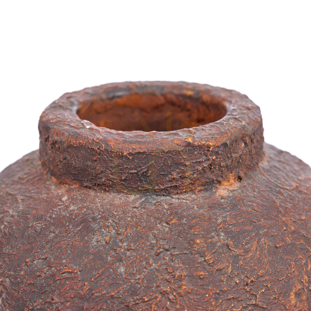 Aussicht Vase aus Ton Burgund S Terracotta Collection Vase aus Ton Burgund S Terracotta Collection