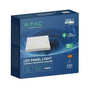 Anbau-Downlight Panel V-TAC 6W LED CREE CHIP quadratisch 120x120mm VT-60006CCT 630lm 6 Jahre Garantie 5 Anbau-Downlight Panel V-TAC 6W LED CREE CHIP quadratisch 120x120mm VT-60006CCT 630lm 6 Jahre Garantie small 5
