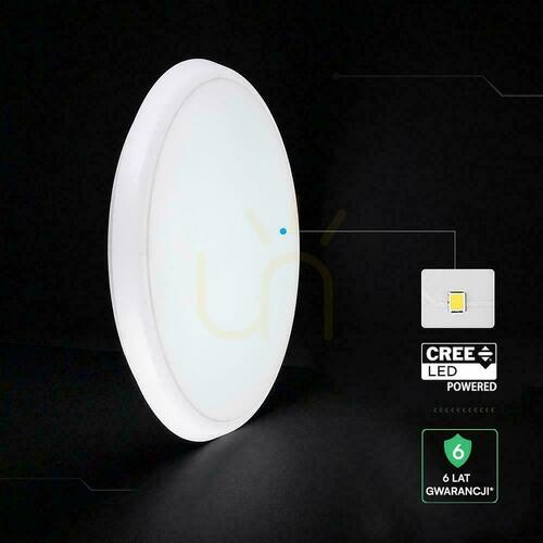 Prüfen Deckenleuchte V-TAC 40W LED CREE CHIP Bewegungssensor Leistungs- und Farbsteuerung 5in1 IP65 VT-8179 4400lm 6 Jahre Garantie