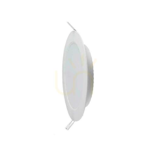 Prüfen V-TAC 18W LED CREE CHIP Einbaudownlight Panel rund 220x28mm VT-61018CCT 1980lm 6 Jahre Garantie