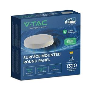 V-TAC 12W LED CREE CHIP Einbaudownlight rund 167x30mm VT-60012CCT 1320lm 6 Jahre Garantie 5 V-TAC 12W LED CREE CHIP Einbaudownlight rund 167x30mm VT-60012CCT 1320lm 6 Jahre Garantie small 5
