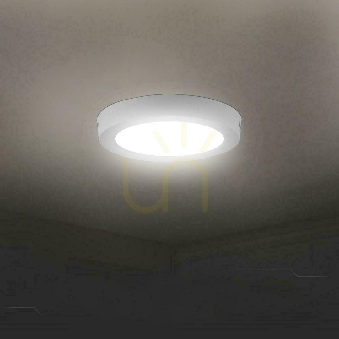 Aussicht Anbau-Downlight Panel V-TAC 18W LED CREE CHIP rund 215x30mm VT-60018CCT 1980lm 6 Jahre Garantie Anbau-Downlight Panel V-TAC 18W LED CREE CHIP rund 215x30mm VT-60018CCT 1980lm 6 Jahre Garantie
