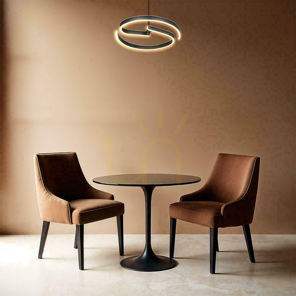 Prüfen V-TAC Pendelleuchte 25W LED Spirale fi40cm schwarz VT-84045 4000K 3250lm V-TAC Pendelleuchte 25W LED Spirale fi40cm schwarz VT-84045 4000K 3250lm