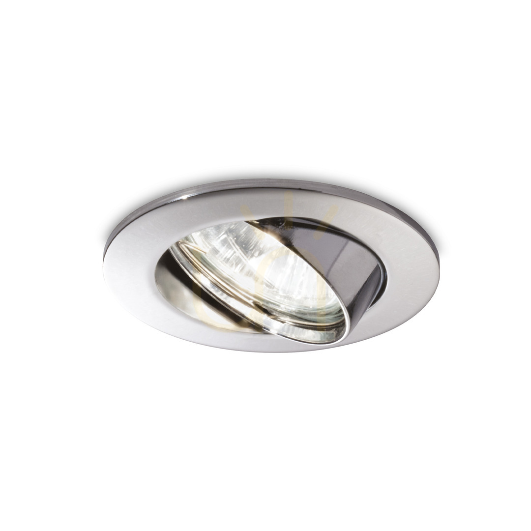 Recessed Spotlight Ideallux Swing Chrome GU10 8.2 cm 083131