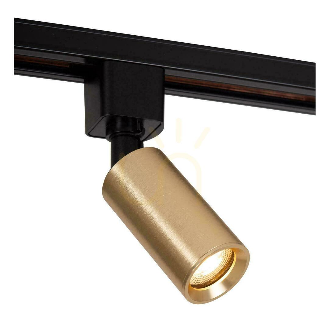 Prüfen Schienenstrahler Lucide TRACK 09960/01/02 Gold Aluminium MR11 einphasig Schienenstrahler Lucide TRACK 09960/01/02 Gold Aluminium MR11 einphasig