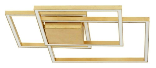 Prüfen Deckenleuchte Luces Exclusivas PICO LE41456 LED 42 W 2650 lm 3000 K gold 56x56 cm