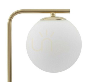 Tischleuchte RIOJA Luces Exclusivas gold mit Kugelschirm und Marmorfuß E14 LE41774 small 1