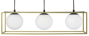 Luces Exclusivas PLATA LE41788 Pendelleuchte goldfarben, 3×E14, 70 cm small 1