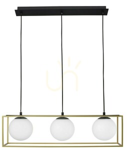 Luces Exclusivas PLATA LE41788 Pendelleuchte goldfarben, 3×E14, 70 cm small 0