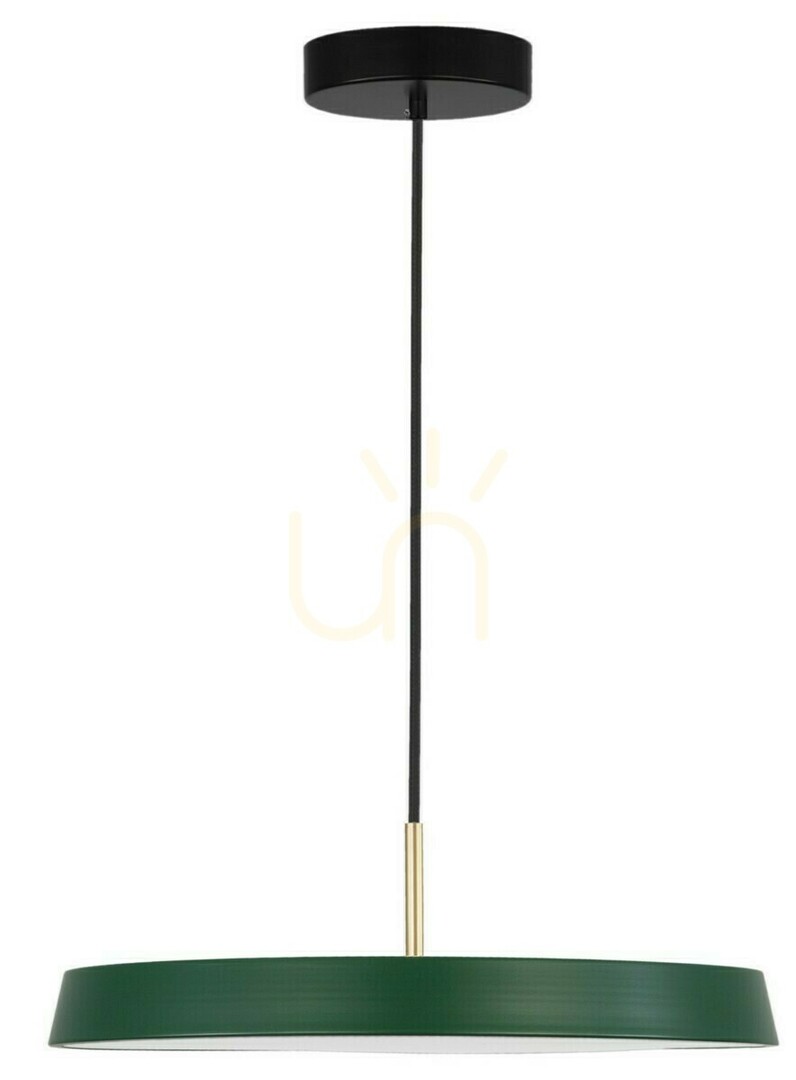 Pendel Luces Exclusivas CORUNA LE41975 matt grön LED 41 W 2693 lm 3000 K Ø50 cm