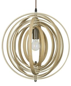 Pendelleuchte Luces Exclusivas MARTIN LE42097 Holz 1xE27 43 cm small 1