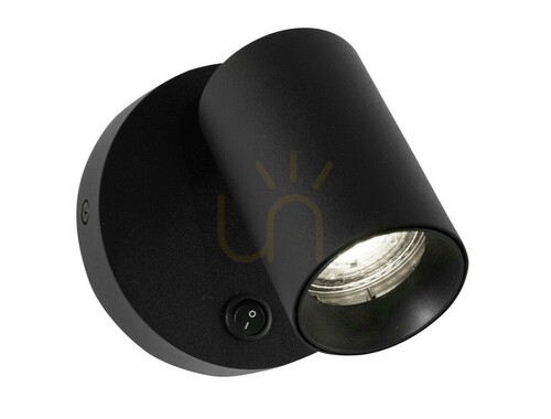 Prüfen Schwarze GU10-Wandleuchte SITGES Luces Exclusivas LE42255