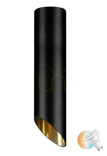 Prüfen Deckenstrahler Luces Exclusivas CEBALLOS LE61445 schwarz GU10 30 cm