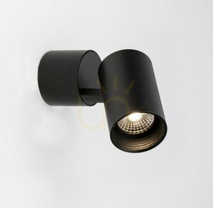 Verstellbarer LED-Aufbaustrahler COLMENAR Luces Exclusivas LE61477, schwarz small 1