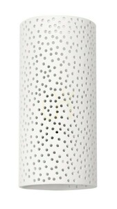 Weiße Gips-Wandleuchte Luces Exclusivas COMODORO LE61483, perforiert, G9, 24 cm small 1
