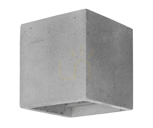 Prüfen Beton-Wandleuchte Luces Exclusivas BALCARCE LE61511 grau 11,5 cm G9