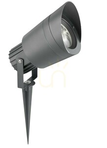 Gartenstrahler mit Erdspieß TORREJON Luces Exclusivas LE71457, grau, GU10 small 1