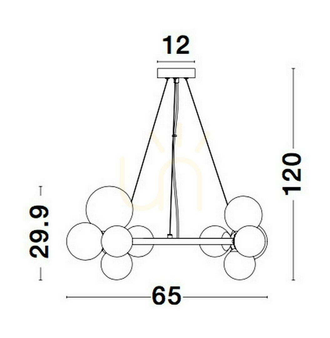 Prüfen PARLA Luces Exclusivas Pendelleuchte LE42601 PARLA Luces Exclusivas Pendelleuchte LE42601