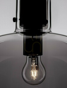 Luces Exclusivas PADRE LE42628 Pendelleuchte, schwarz, Rauchglas, E27, Ø30 cm small 4