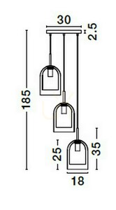 BONAO Luces Exclusivas Pendelleuchte LE42643 small 5