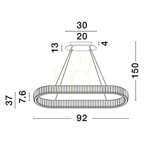 BAUTA Luces Exclusivas Pendelleuchte LE42672 small 5