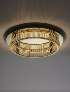 LED-Deckenleuchte BAUTA Luces Exclusivas LE42678 gold mit Kristallen Ø50 cm 29W 3500K small 1