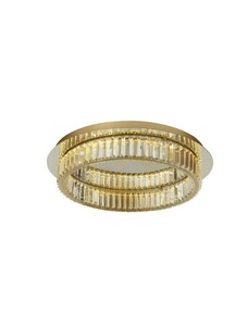 LED-Deckenleuchte BAUTA Luces Exclusivas LE42678 gold mit Kristallen Ø50 cm 29W 3500K small 0