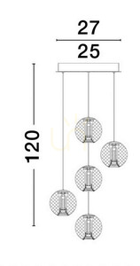CANA Luces Exclusivas Pendelleuchte LE42693 small 4
