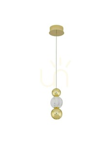 Goldene LED-Pendelleuchte PONCE Luces Exclusivas LE42699, 6 W small 0