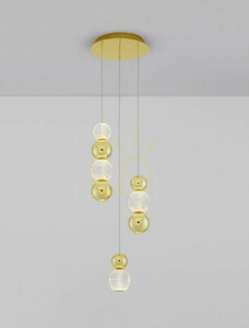 LED-Pendelleuchte PONCE Luces Exclusivas LE42700, goldfarben, 18 W, 3200 K small 1